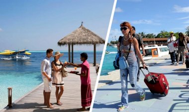 Maldivler turistlerle dolup taşıyor Ülke turist trafiği için rekor gidiyor
