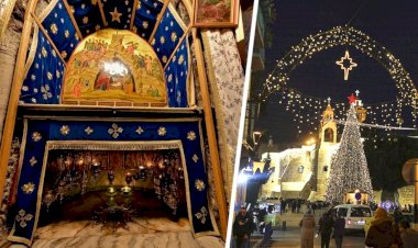 Bethlehem Noel'de hayalet kasabaya dönüştü.