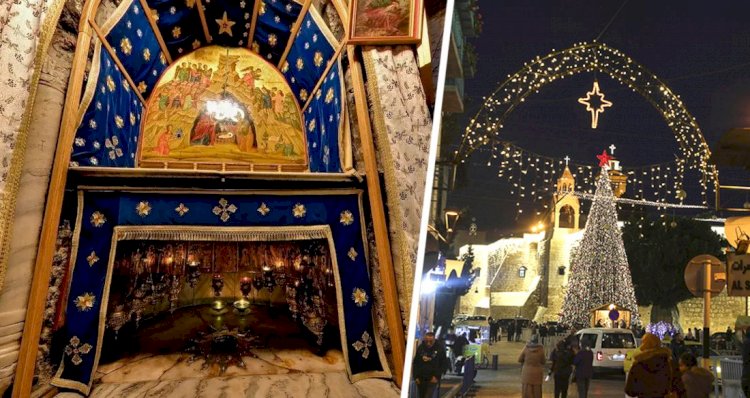 Bethlehem Noel'de hayalet kasabaya dönüştü.