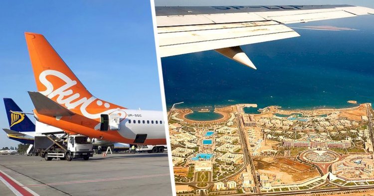 Turistler tatil için topluca Hurghada gitti havaalanı salgının başlangıcından bu yana en büyük akını ilan etti