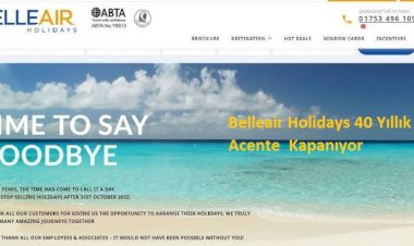 Belleair Holidays 40 Yıllık Acente Kapanıyor